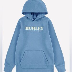 New with tags! Hurley Youth Blue Fleece Hoodie